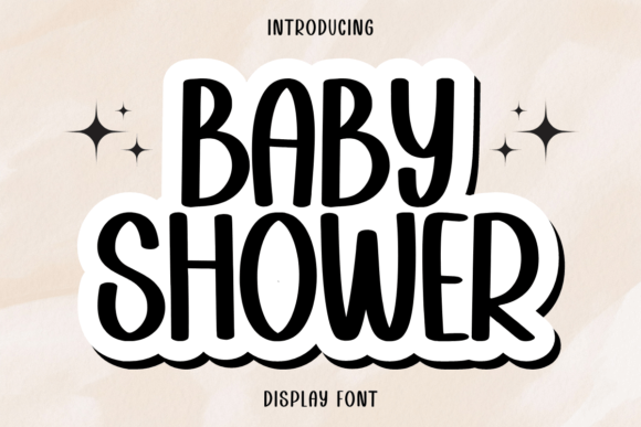 Baby Shower: A Display Font with Playful Elegance