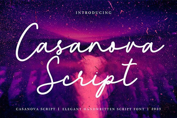 Casanova Script: The Elegant Handwritten Font for Modern Design