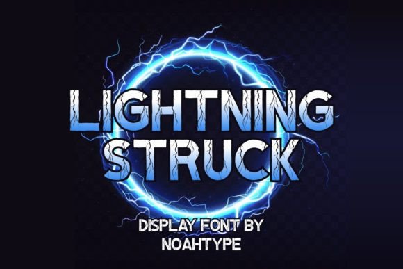 Lightning Struck: A Display Font with Electric Energy