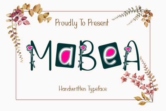 Mabea: Infusing Handwritten Text with Floral Whimsy