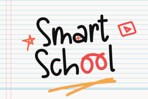 Smart School: A Handwriting Font with Genuine Elegance