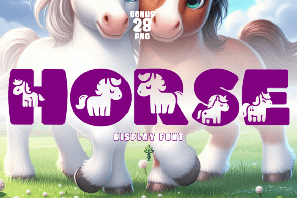 The Horse Font: A Typeface of Bold Elegance and Intrigue
