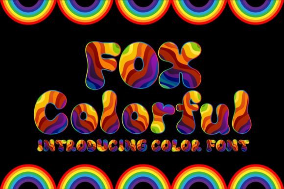 Unleash Vibrant Creativity with the Fox Colorful Font